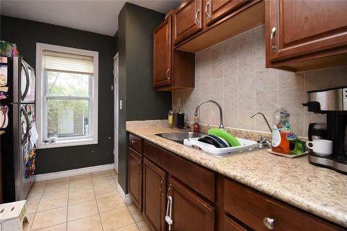 82 Alpine Avenue, Hamilton, ON - Indoor Photo Showing Kitchen With Double Sink