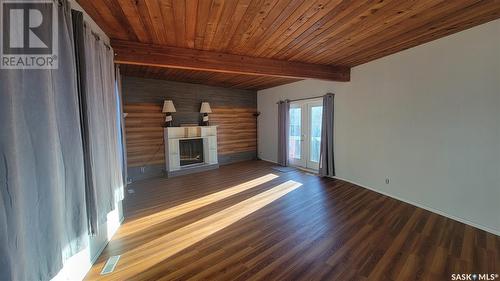 335 Yukon Avenue, Kerrobert, SK - Indoor Photo Showing Other Room With Fireplace