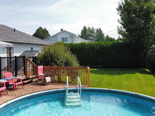ExtÃ©rieur - 3649Z  - 3653Z Rue De L'Indiana, Sherbrooke (Brompton/Rock Forest/Saint-Élie/Deauville), QC - Outdoor With Above Ground Pool With Backyard