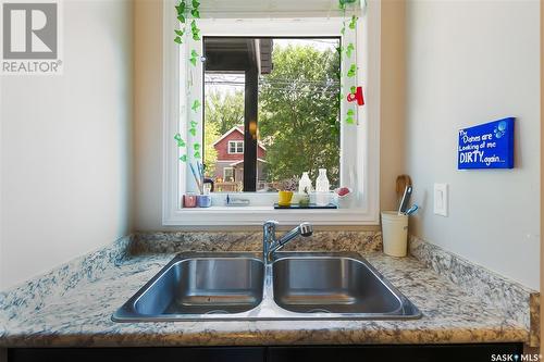 2253 Quebec Street, Regina, SK - Indoor Photo Showing Kitchen With Double Sink