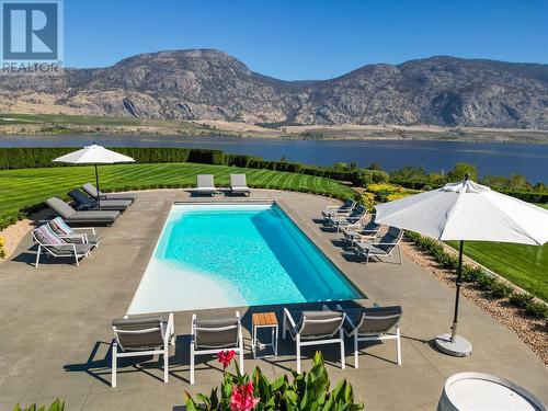 13817 97Th Street, Osoyoos, BC - Outdoor With Body Of Water With In Ground Pool With View