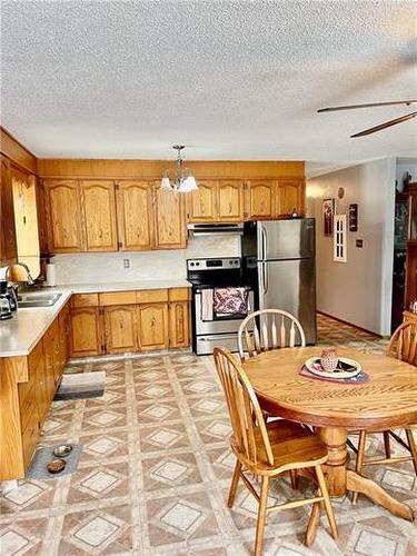 19 Second Street N, Elkhorn, MB - Indoor Photo Showing Kitchen With Double Sink