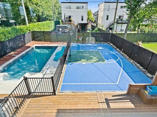 Cour - 440 Rue Ricard, Laval (Auteuil), QC - Outdoor With In Ground Pool With Deck Patio Veranda With Backyard