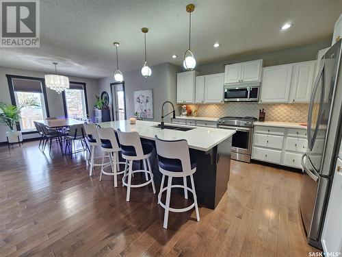 219 Rye Street, Yellow Grass, SK - Indoor Photo Showing Kitchen With Stainless Steel Kitchen With Upgraded Kitchen