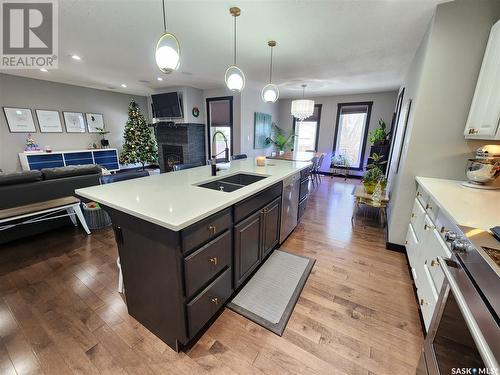 219 Rye Street, Yellow Grass, SK - Indoor Photo Showing Kitchen With Double Sink With Upgraded Kitchen
