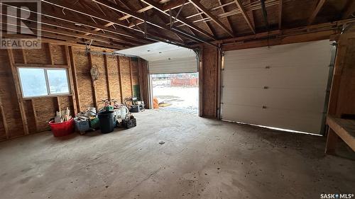 Paulson Acreage, Hudson Bay Rm No. 394, SK - Indoor Photo Showing Garage