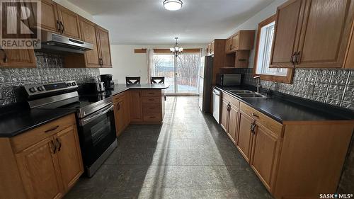 Paulson Acreage, Hudson Bay Rm No. 394, SK - Indoor Photo Showing Kitchen With Double Sink