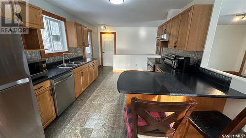 Paulson Acreage, Hudson Bay Rm No. 394, SK - Indoor Photo Showing Kitchen With Double Sink