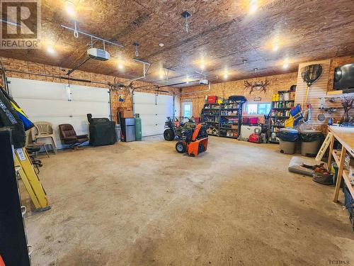 198 Big Nellie Lake Rd W, Iroquois Falls, ON - Indoor Photo Showing Garage