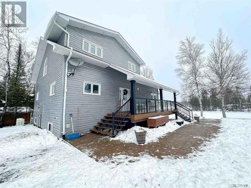 198 Big Nellie Lake Rd W, Iroquois Falls, ON - Outdoor With Deck Patio Veranda With Exterior