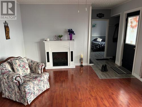 2 Burts Road, Botwood, NL - Indoor Photo Showing Living Room With Fireplace