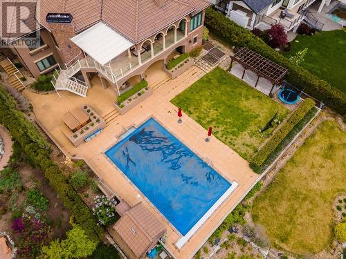 2525 Hillsborough Road, West Kelowna, BC - Outdoor With In Ground Pool With View