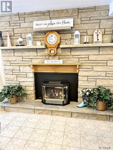121 St-Aubin Ave, Moonbeam, ON -  With Fireplace