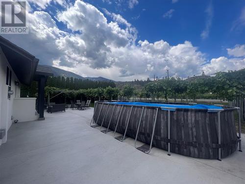1377 Fairview Road, Oliver, BC - Outdoor With Above Ground Pool