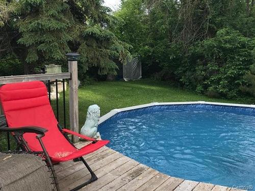 Piscine - 1005 Mtée Masson, Laval (Duvernay), QC - Outdoor With Above Ground Pool With Backyard