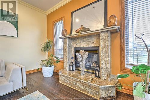 2600 Chick Court, Windsor, ON - Indoor With Fireplace