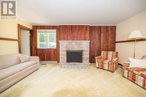 116 Lau-Ren Road, Laurentian Hills, ON - Indoor Photo Showing Living Room With Fireplace