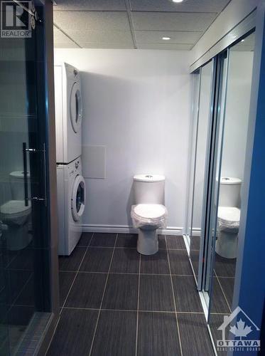 Studio full bathroom/laundry (lower level) - 2742 Page Road, Ottawa, ON - Indoor Photo Showing Laundry Room