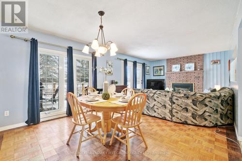 105 Dunk Rd, Cramahe, ON - Indoor Photo Showing Dining Room With Fireplace