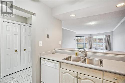 1455 2Nd Avenue W Unit# 303, Owen Sound, ON - Indoor Photo Showing Kitchen With Double Sink