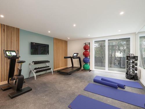 Exercise room - 205-800 Rue De St-Jovite, Mont-Tremblant, QC - Indoor Photo Showing Gym Room