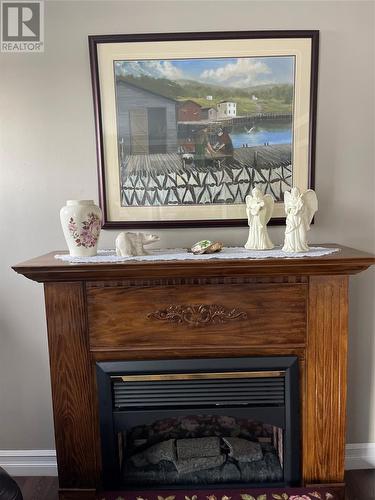 124 Raymonds Road, St. Bernards, NL - Indoor Photo Showing Living Room With Fireplace