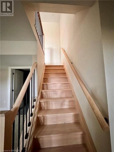 Hardwood staircase - 390 Ridge Street, Port Elgin, ON - Indoor Photo Showing Other Room