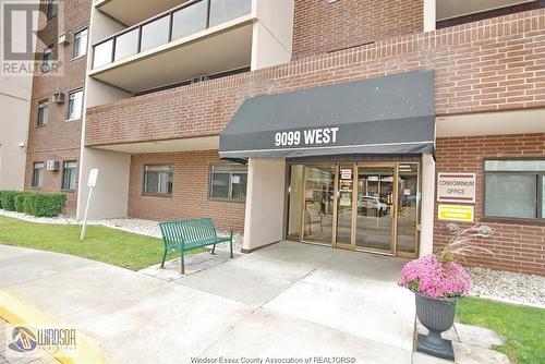9099 Riverside Drive East Unit# 703, Windsor, ON - Outdoor With Balcony With Exterior