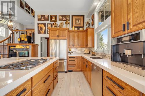 2057 Cornerstone Drive, West Kelowna, BC - Indoor Photo Showing Kitchen With Upgraded Kitchen