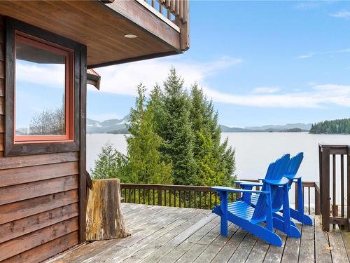 1062 Fifth Ave, Ucluelet, BC - Outdoor With Body Of Water With Deck Patio Veranda With Exterior