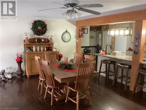 9573 Road 3 N, Minto Twp, ON - Indoor Photo Showing Dining Room