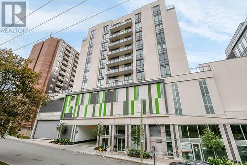 #304 -111 Worsley St E, Barrie, ON - Outdoor With Balcony With Facade