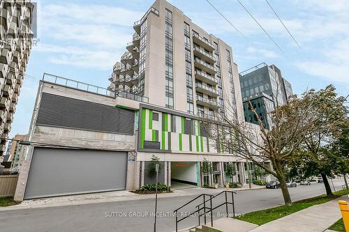 #304 -111 Worsley St E, Barrie, ON - Outdoor With Balcony With Facade