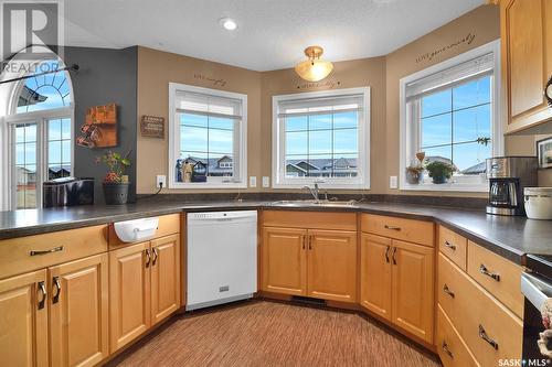 668 Riche Street, Bethune, SK - Indoor Photo Showing Kitchen With Double Sink