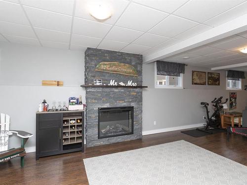232 Cougar Crescent, Thunder Bay, ON - Indoor Photo Showing Other Room With Fireplace