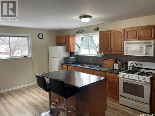 4.55 Acres North, Hudson Bay Rm No. 394, SK - Indoor Photo Showing Kitchen With Double Sink