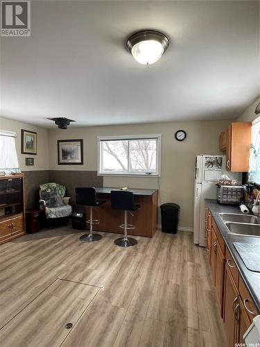 4.55 Acres North, Hudson Bay Rm No. 394, SK - Indoor Photo Showing Kitchen With Double Sink