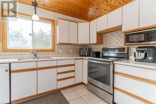 5202 Highway 6, Northern Bruce Peninsula, ON - Indoor Photo Showing Kitchen With Double Sink