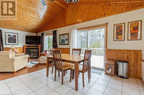 5202 Highway 6, Northern Bruce Peninsula, ON - Indoor Photo Showing Other Room With Fireplace