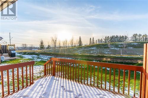 VIEW OFF REAR DECK - 812 9Th Avenue ""A"" E, Owen Sound, ON - Outdoor With View