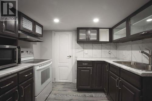 5060 Fifth Avenue E, Niagara Falls, ON - Indoor Photo Showing Kitchen With Double Sink