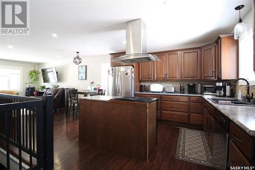 1007 Carleton Street, Moosomin, SK - Indoor Photo Showing Kitchen With Double Sink