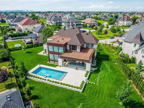 Photo aÃ©rienne - 7695 Rue De Liverpool, Brossard, QC - Outdoor With In Ground Pool With View