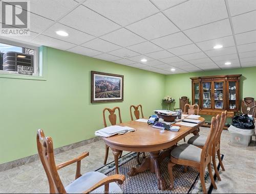 1530 Ravine Line, Kingsville, ON - Indoor Photo Showing Dining Room