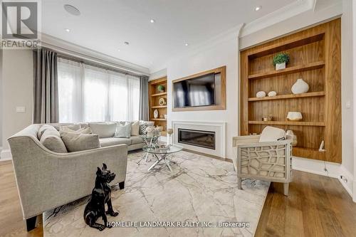 21 Hammok Crescent, Markham, ON - Indoor Photo Showing Living Room With Fireplace