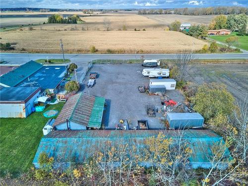 Storage compound, fully fenced with locking gate.  Contains a wood shop and 10 bay storage building. - 11377 #3 Highway, Port Colborne, ON - Outdoor With View