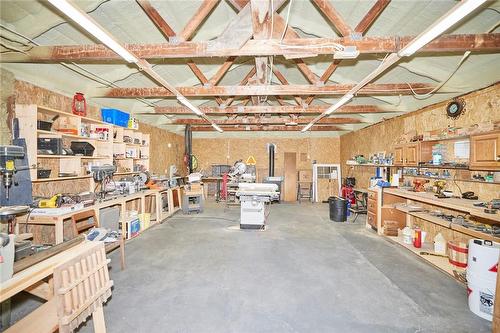 Wood Shop - 11377 #3 Highway, Port Colborne, ON - Indoor Photo Showing Garage