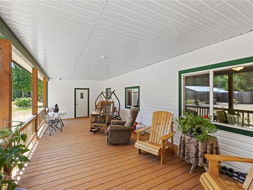 4776 Island Hwy West, Qualicum Beach, BC - Outdoor With Deck Patio Veranda With Exterior