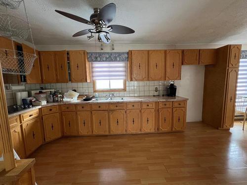 Kitchen - 7 Rue Labelle E., Laverlochère-Angliers, QC - Indoor Photo Showing Kitchen With Double Sink