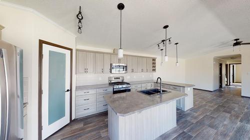 517 Pagurut Avenue W, Cranbrook, BC - Indoor Photo Showing Kitchen With Double Sink With Upgraded Kitchen